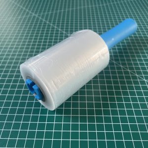 Anti-static transparent stretch film