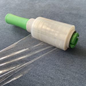 Ultra-thin high-viscosity stretch film
